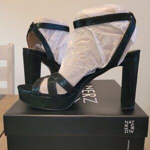 Naturalizer Mallory Dress Sandal Midnight Clover Size 9.5